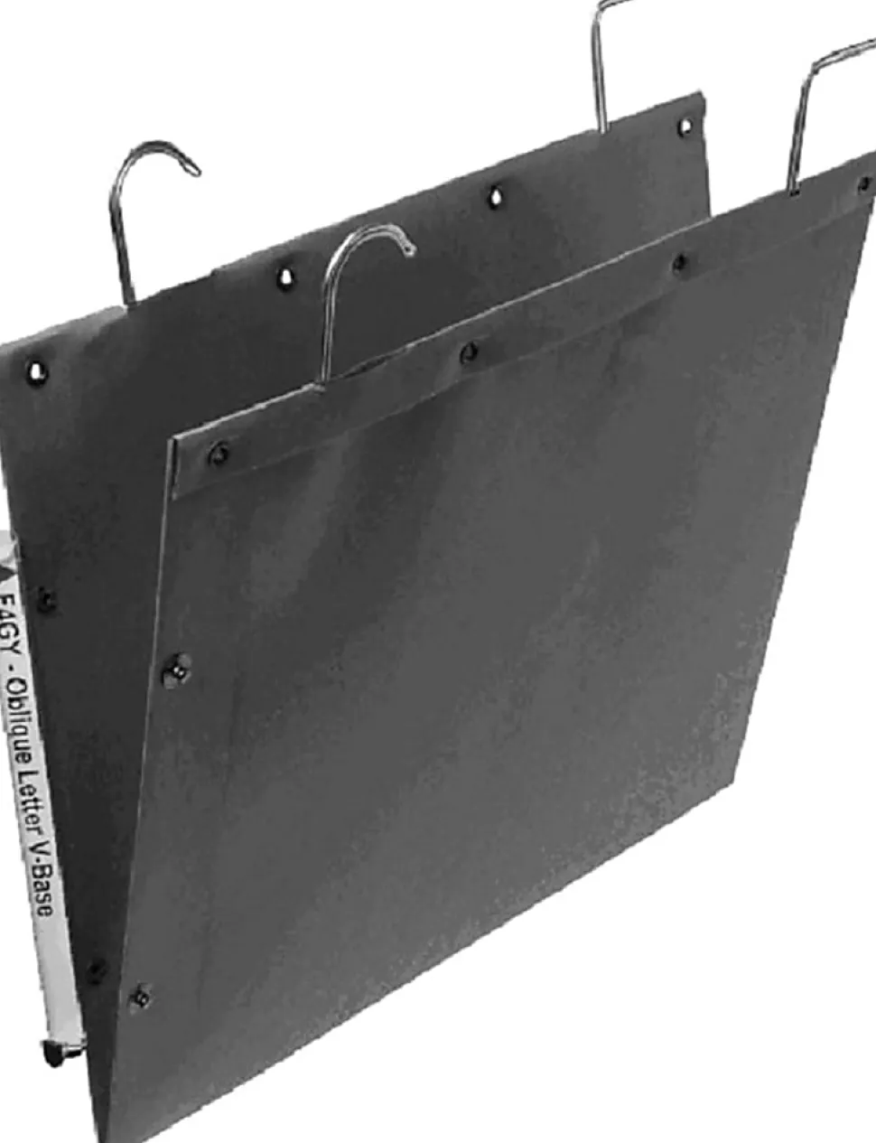 Oblique Filing Systems Heavy-Duty File Folders, 1 3/16" Capacity, Kraft, Gray, Box Of 25