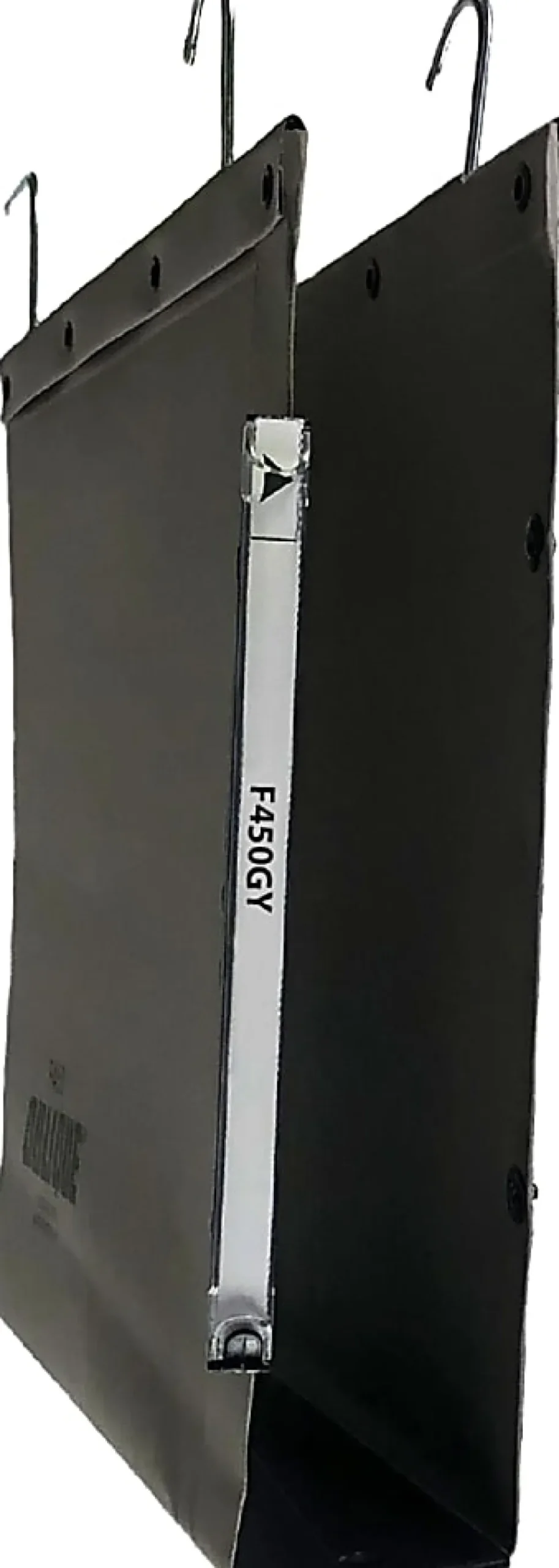 Oblique Filing Systems Heavy-Duty File Folders, 2" Expansion, 50 mm Box Base, Letter Size, Gray, Box Of 25