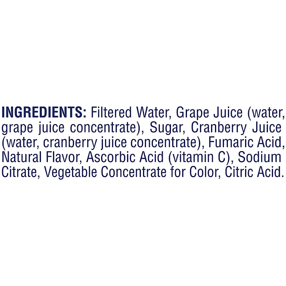 Ocean Spray Cranberry Grape Juice, 4 Oz, Pack Of 48 Cups