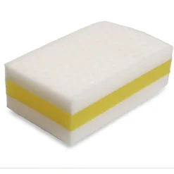 Ocedar Commercial MaxiClean Melamine Eraser Scrubber Sponges, 1-1/2" x 2-3/4", White, Pack Of 24 Sponges