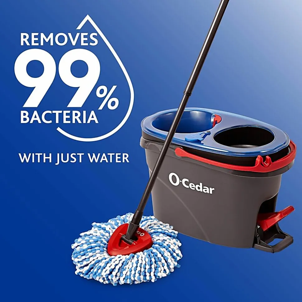 O-Cedar EasyWring Rinse Clean Mop Refill - MicroFiber - Multi - 2 / Pack
