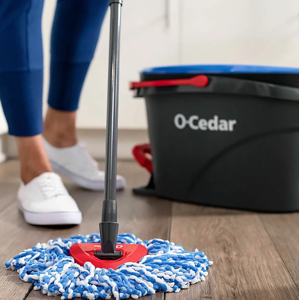 O-Cedar EasyWring Rinse Clean Mop Refill - MicroFiber - Multi - 2 / Pack