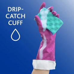 O-Cedar Playtex Living Gloves - Chemical, Bacteria Protection - Large Size - Latex, Neoprene, Nitrile - 166120