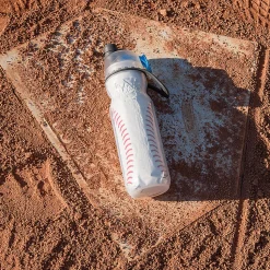 O2COOL Mist N’ Sip Water Bottle, 20 Oz, Baseball