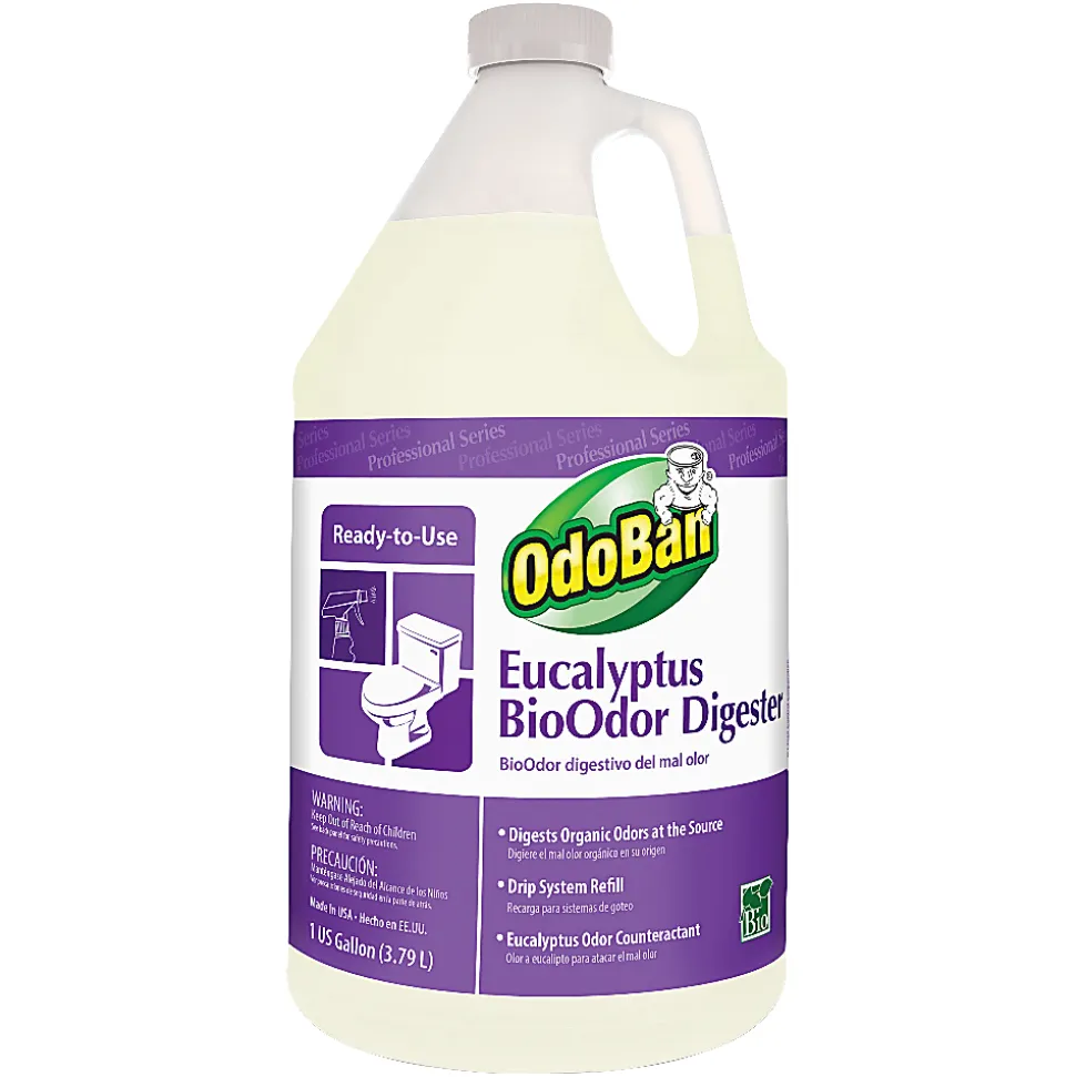 OdoBan® Eucalyptus BioOdor Digester Refill, Floral Scent, 128 Oz Bottle