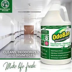 OdoBan® Multi-Purpose Deodorizer & Disinfectant Concentrate, Eucalyptus Scent, 128 Oz Bottle