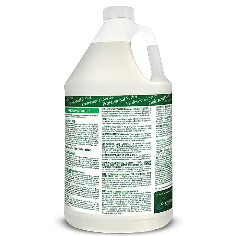 OdoBan® Multi-Purpose Deodorizer & Disinfectant Concentrate, Eucalyptus Scent, 128 Oz Bottle
