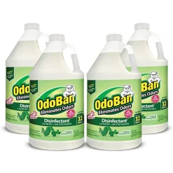 OdoBan® Odor Eliminator Disinfectant Concentrate, Original Eucalyptus Scent, 128 Oz Bottle, Case Of 4