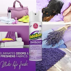 OdoBan Odor Eliminator Disinfectant 360° Spray, Lavender Scent, 14.6 Oz