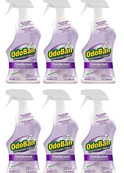 OdoBan® Odor Eliminator Disinfectant Spray, Lavender Scent, 32 Oz Bottle, Case Of 6