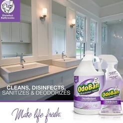 OdoBan® Odor Eliminator Disinfectant Spray, Lavender Scent, 32 Oz Bottle, Case Of 6