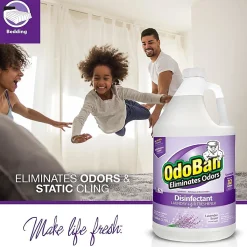 OdoBan® Odor Eliminator Disinfectant Concentrate, Lavender Scent, 128 Oz Bottle, Case Of 4