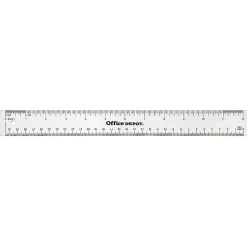 Office Depot® Brand Acrylic Ruler, 12", Clear
