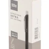 Office Depot® Brand Astra Retractable Gel Ink Pens, Medium Point, 0.7 mm, Black Barrel, Black Ink, Pack Of 12 Pens