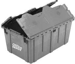 Office Depot® Brand Attached-Lid Storage Container, 12
