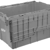 Office Depot® Brand Attached-Lid Storage Container, 12"H x 15"W, x 21"D, Gray