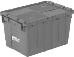 Office Depot® Brand Attached-Lid Storage Container, 12