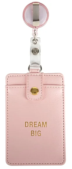 Office Depot® Brand Badge Holder, 2 13/16" x 4 7/16", Pink