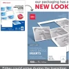 Office Depot® Brand Badge Inserts, Convention Size, 3" x 4", White, Pack Of 300