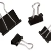 Office Depot® Brand Binder Clip Combo Pack, Assorted Sizes, Black, Pack Of 200 Clips