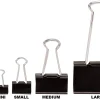Office Depot® Brand Binder Clips, Small, 3/4" Wide, 3/8" Capacity, Black, Pack Of 36