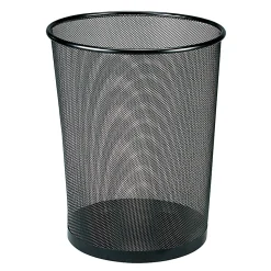 Office Depot® Brand Black Mesh Wastebasket