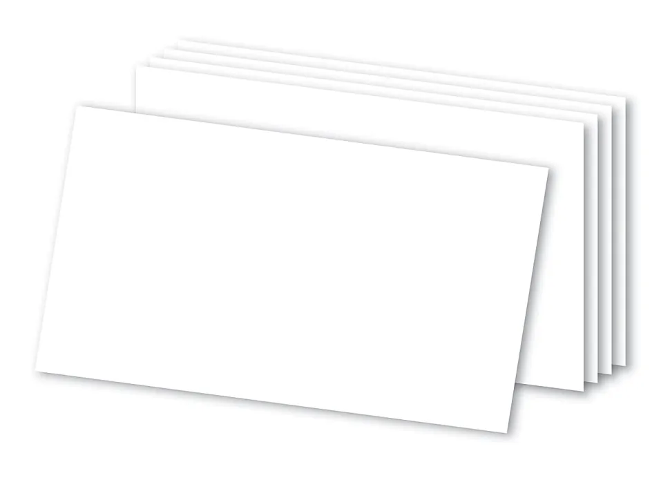 Office Depot® Brand Blank Index Cards, 3" x 5", White, Pack Of 500