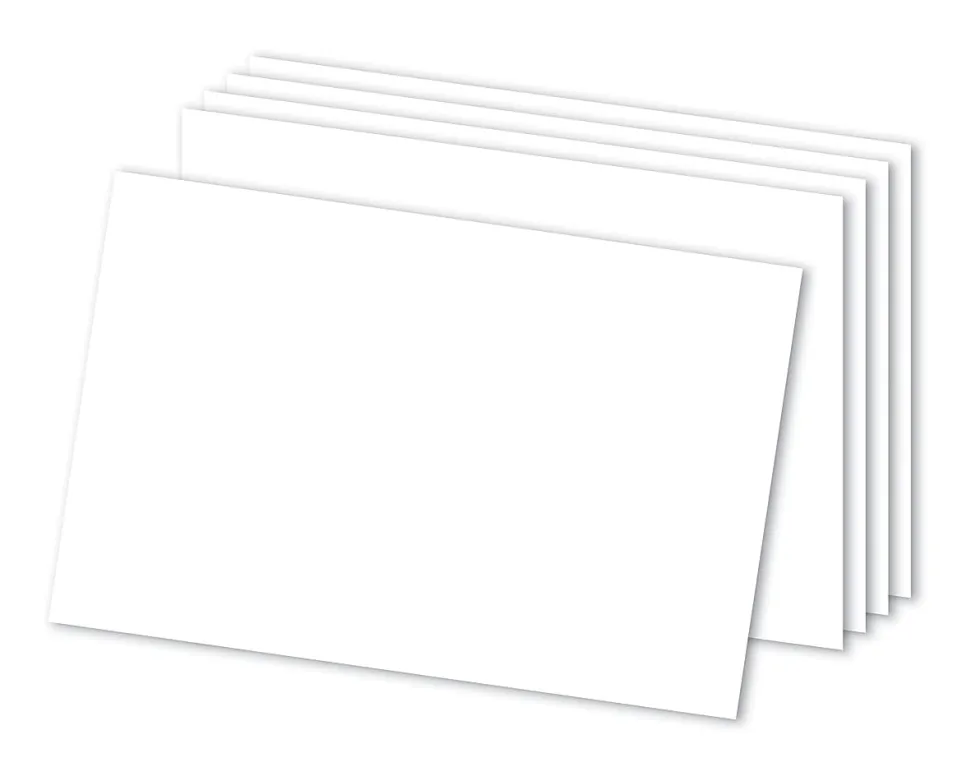 Office Depot® Brand Blank Index Cards, 4" x 6", White, Pack Of 300