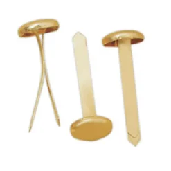Office Depot® Brand Brass Fasteners, 1 1/2" Length, Pack Of 60