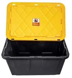 Office Depot® Brand by GreenMade® Professional Storage Tote With Handles/Snap Lid, 27 Gallon, 30-1/10