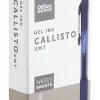 Office Depot® Brand Callisto Retractable Gel Ink Pens, Medium Point, 0.7 mm, Transparent Blue Barrel, Blue Ink, Pack Of 12 Pens
