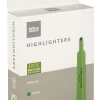 Office Depot® Brand Chisel-Tip Highlighter, 100% Recycled Plastic Barrel, Green, Pack Of 12