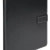 Office Depot® Brand Classic Style Magnetic Strap 3-Ring Binder, 1" Round Rings, Black