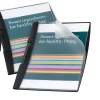 Office Depot® Brand Clear-Front Clip Report Cover, Clear/Black