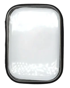 Office Depot® Brand Clear Pencil Case With Trim, 9" x 6-3/4", Black