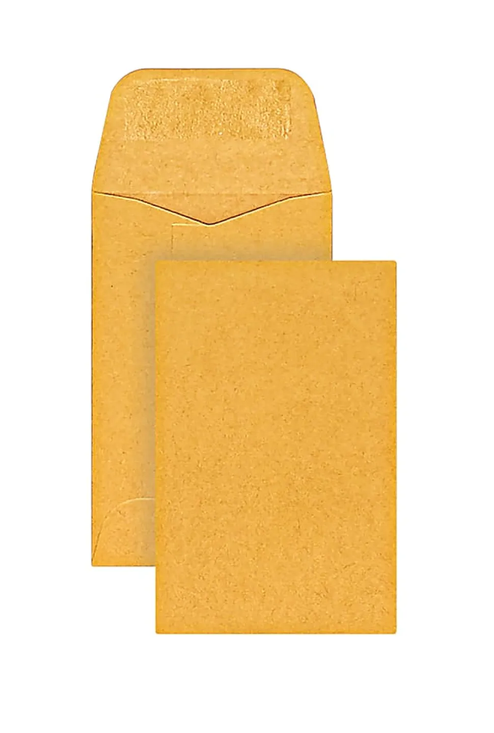 Office Depot® Brand Coin Envelopes, 2-1/4" x 3-1/2", Gummed Seal, Manila, Box Of 500