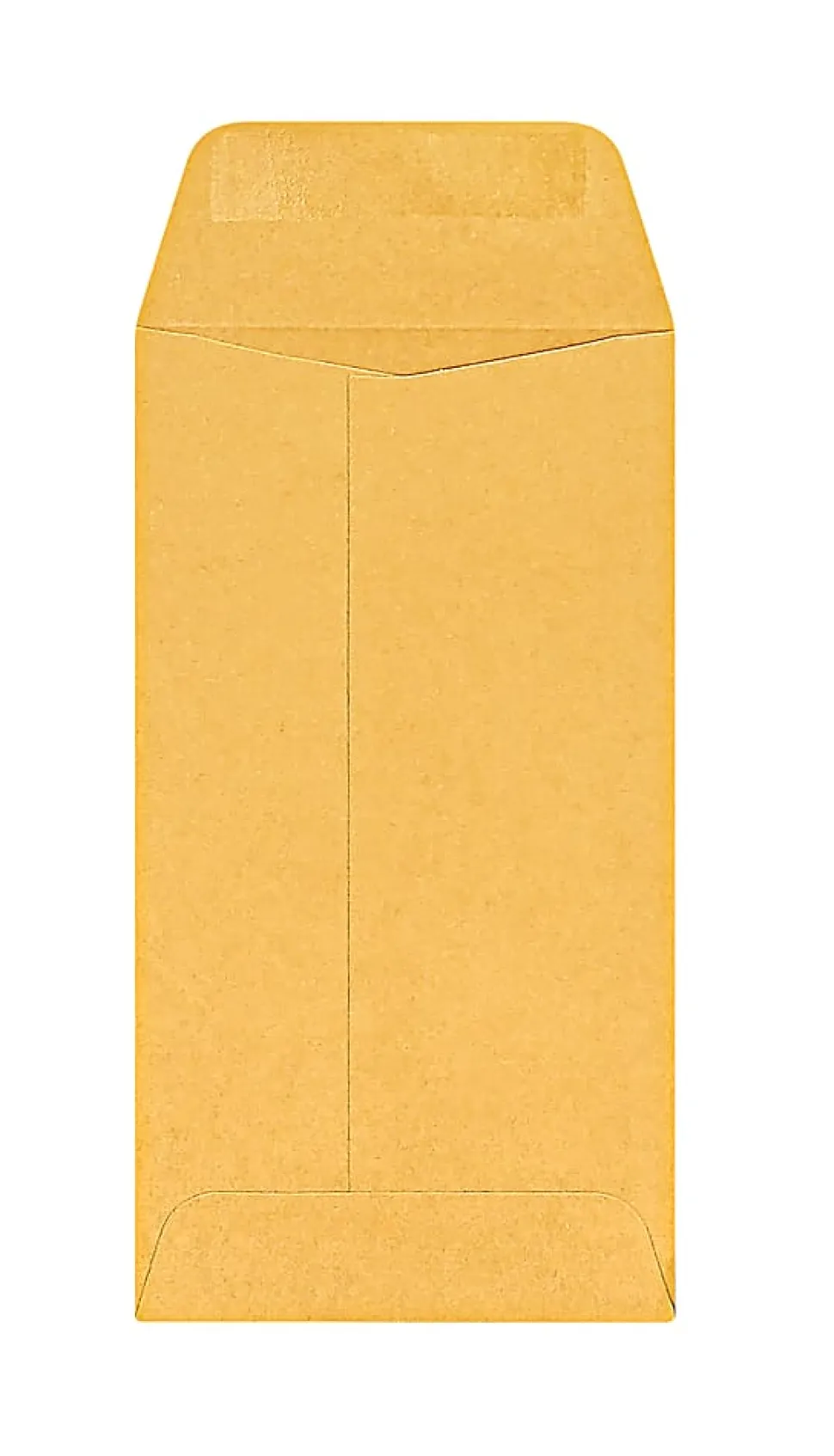 Office Depot® Brand Coin Envelopes, 3-1/2" x 6-1/2", Gummed Seal, Manila, Box Of 500
