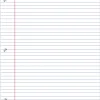 Office Depot® Brand College-Ruled Notebook Filler Paper, 3-Hole Punched, 11" x 8 1/2", 100 Sheets