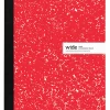 Office Depot® Brand Composition Books, 7-1/2" x 9-3/4", College Ruled, 100 Sheets, Black/White, Case Of 24 Notebooks