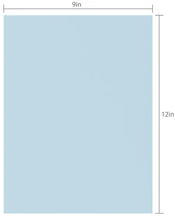 Office Depot® Brand Construction Paper, 9" x 12", 100% Recycled, Light Blue, Pack Of 50 Sheets
