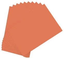 Office Depot® Brand Construction Paper, 12" x 18", 100% Recycled, Orange, Pack Of 50 Sheets