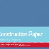 Office Depot® Brand Construction Paper, 12" x 18", 100% Recycled, Bright Blue, Pack Of 50 Sheets