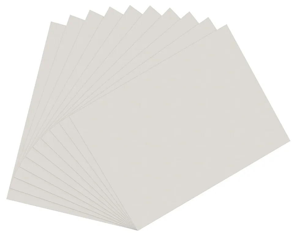 Office Depot® Brand Construction Paper, 9" x 12", 100% Recycled, Stone White, Pack Of 2,000 Sheets