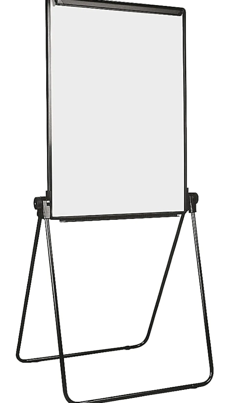 Office Depot® Brand Convertible Table/Footbar Non-Magnetic Dry-Erase Whiteboard Presentation Easel, 67" x 30-1/2", Metal Frame With Black Finish