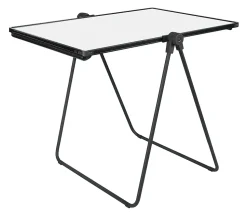 Office Depot® Brand Convertible Table/Footbar Non-Magnetic Dry-Erase Whiteboard Presentation Easel, 67