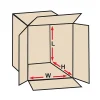 Office Depot® Brand Corrugated Boxes, 20"L x 20"W x 20"H, Kraft, Pack Of 10