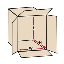 Office Depot® Brand Corrugated Boxes, 20"L x 20"W x 20"H, Kraft, Pack Of 10