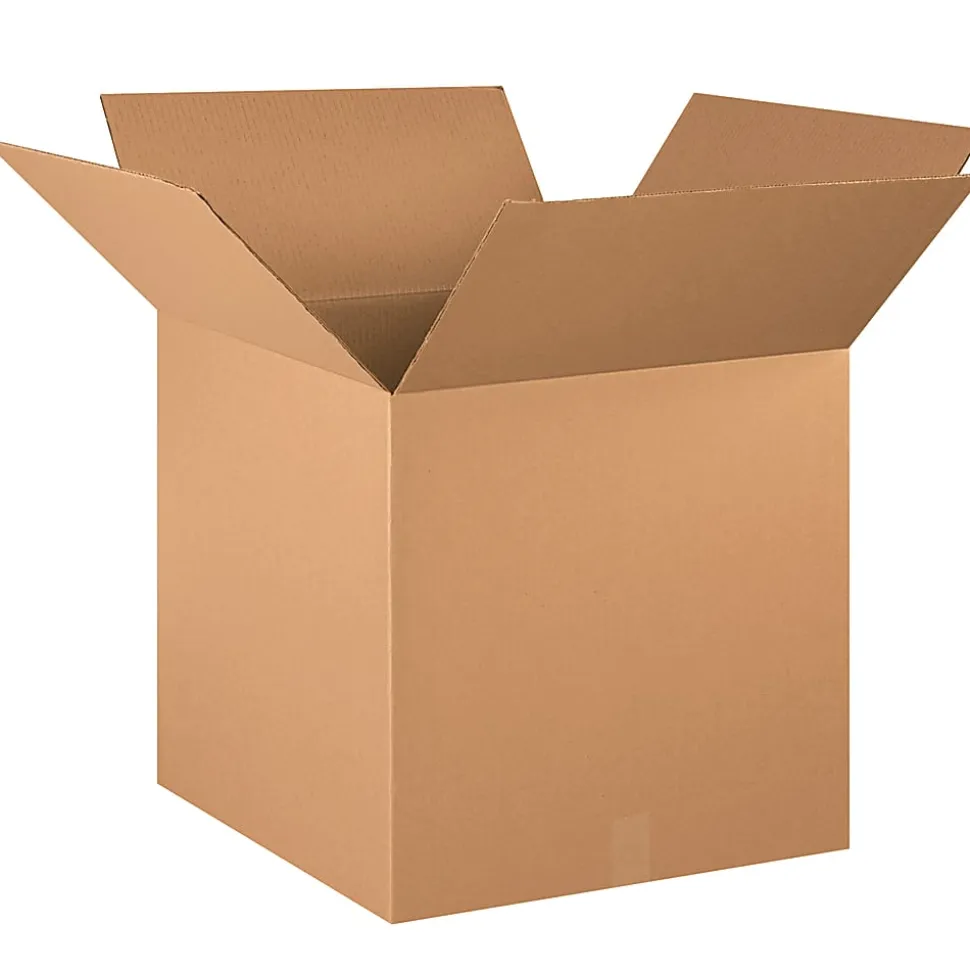 Office Depot® Brand Corrugated Boxes, 20"L x 20"W x 20"H, Kraft, Pack Of 10