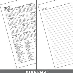Office Depot Brand Daily Desk Calendar Refill, 3 1/2