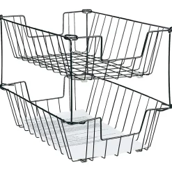 Office Depot® Brand Deep Legal-Size Wire Desk Tray, Black